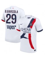 Paris Saint-Germain Bradley Barcola #29 Vieraspaita 2025-26 Lyhythihainen